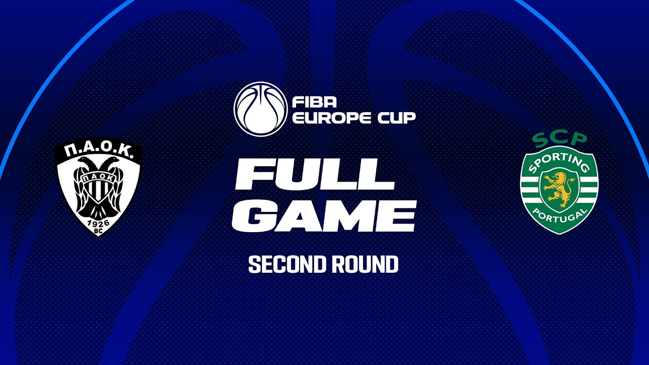 LIVE - PAOK BC v Sporting CP | FIBA Europe Cup 2025-26 | Second Round