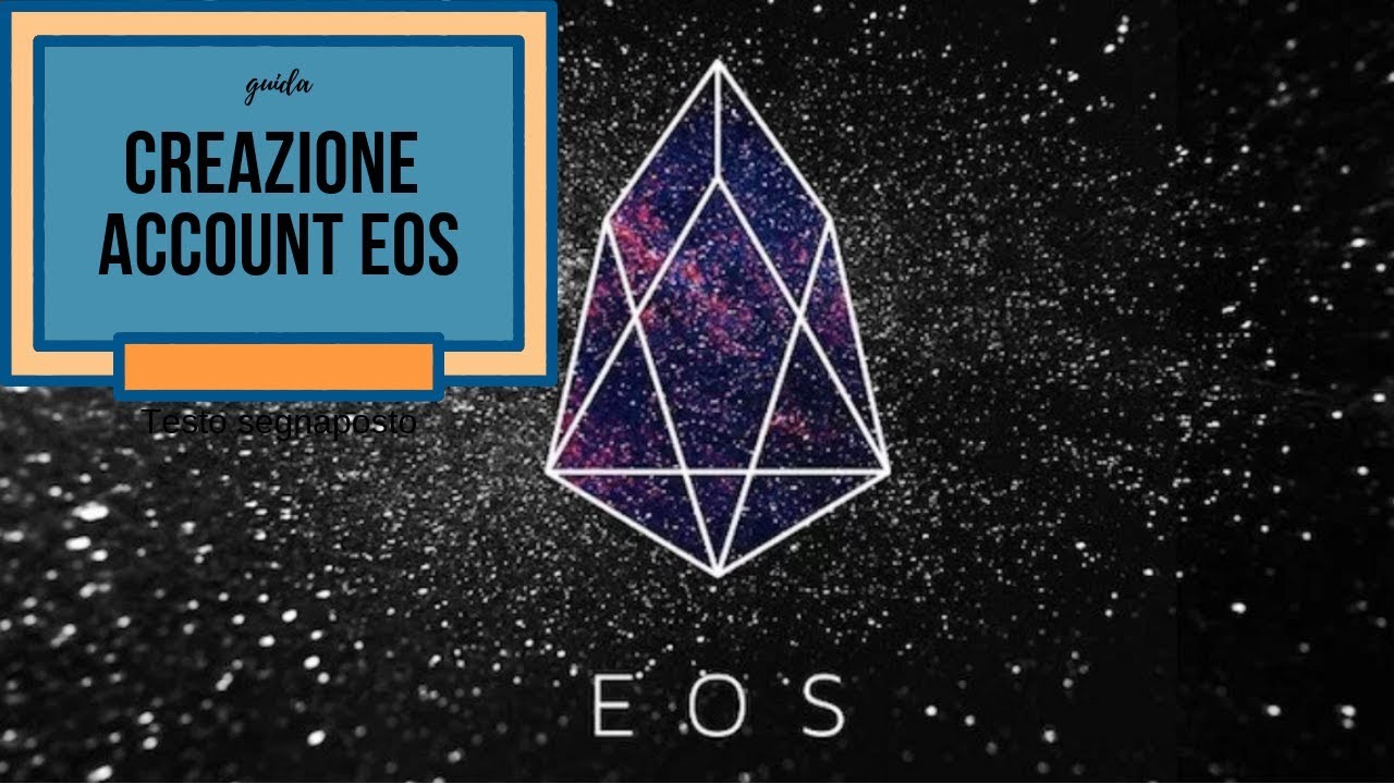 Creazione account EOS con Scatter