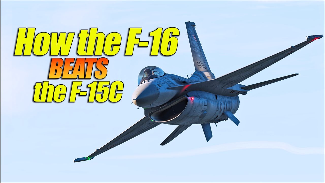 How to beat the F-15C with the F-16 Viper #DCS