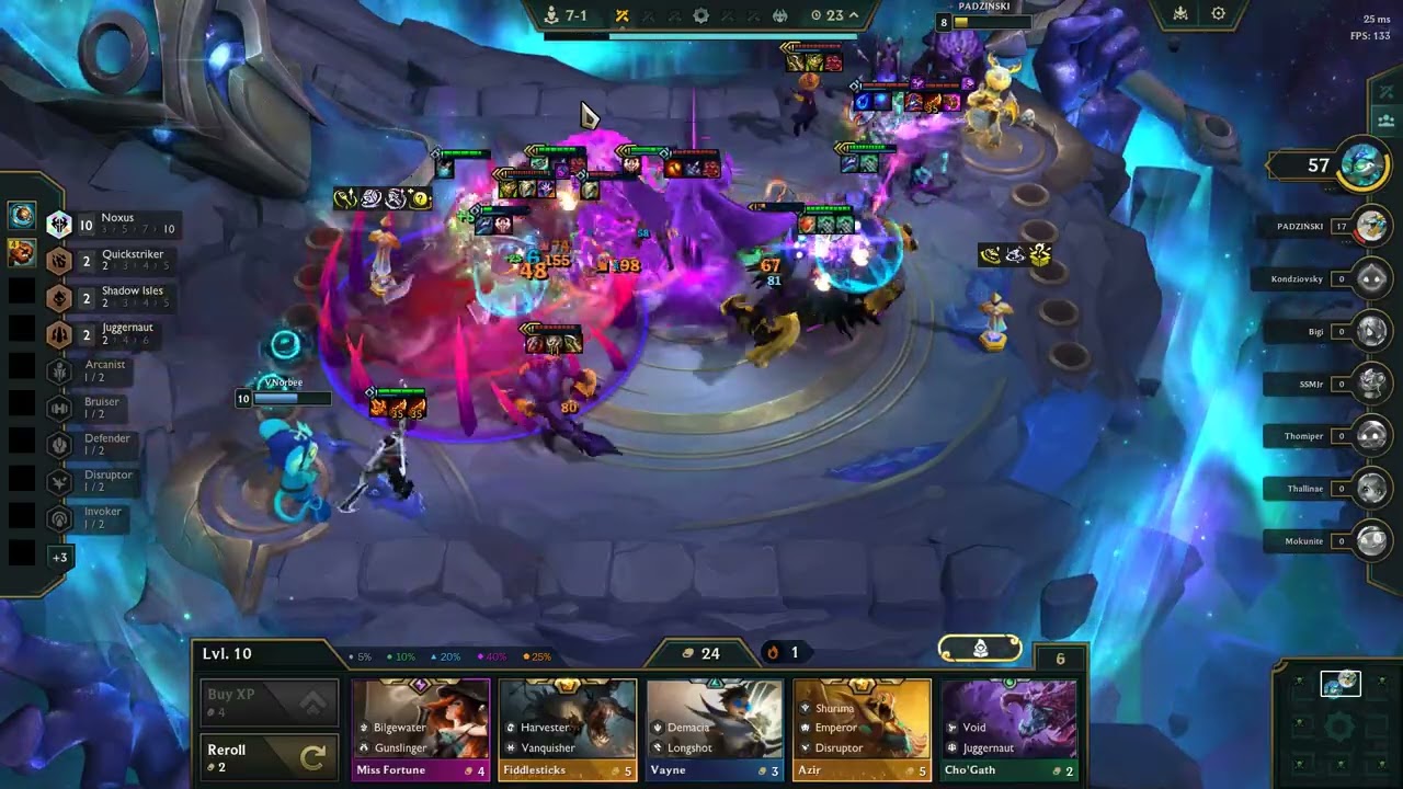 League of Legends TFT lvl 10 Noxus
