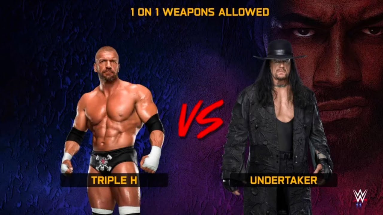 WWE 2K25 🔥 || triple h || vs || undertaker || 🚨