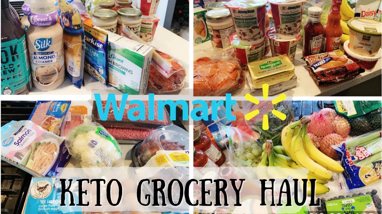 WALMART KETO GROCERY HAUL | LOW CARB & KETO MUST HAVES!