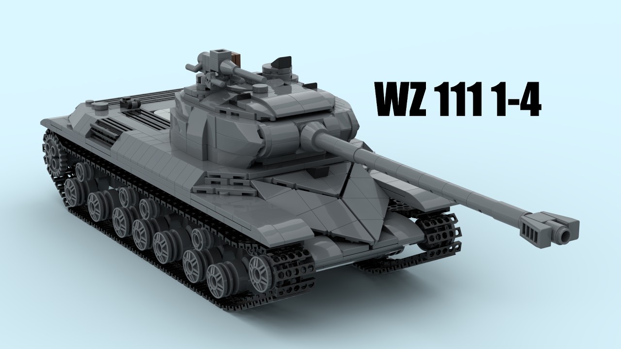 Lego WZ-111 1-4 MOC Building Preview