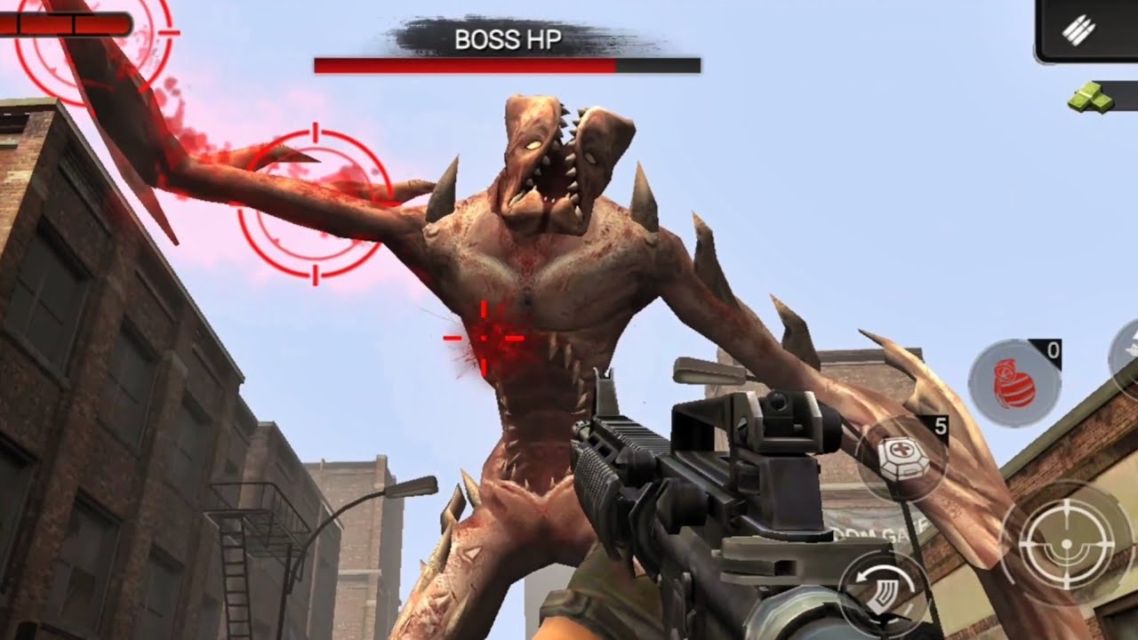 ZOMBIE HUNTER D-DAY 2 (Android) Boss Fight | Gameplay 3
