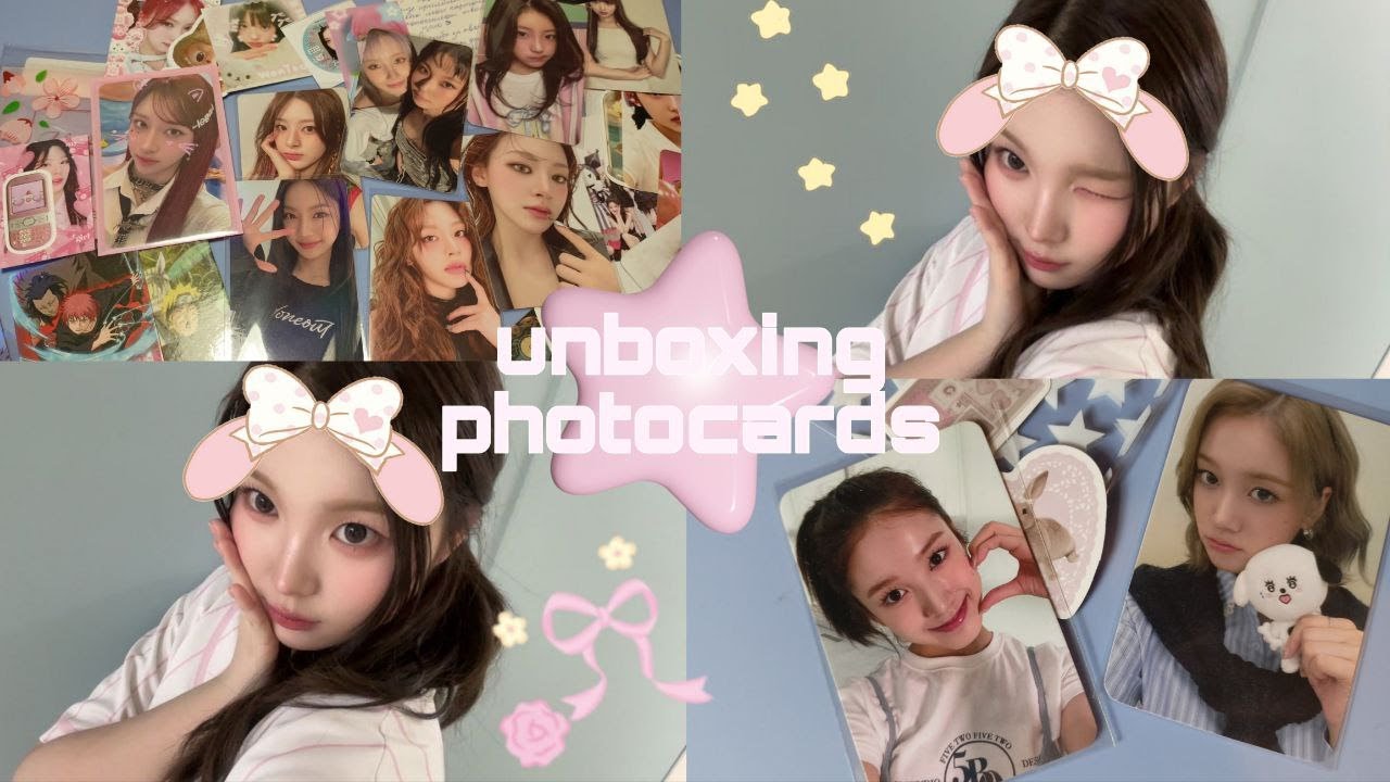 ⋆˚꩜｡ распаковала кпоп карт / stayc yena nmixx illit ୧ ‧₊🎐