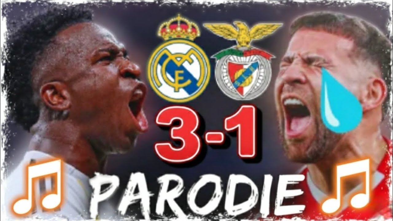 🎵 Parodie UCL : Real Madrid 3-1 Benfica – Nuit de folie ! 🔥