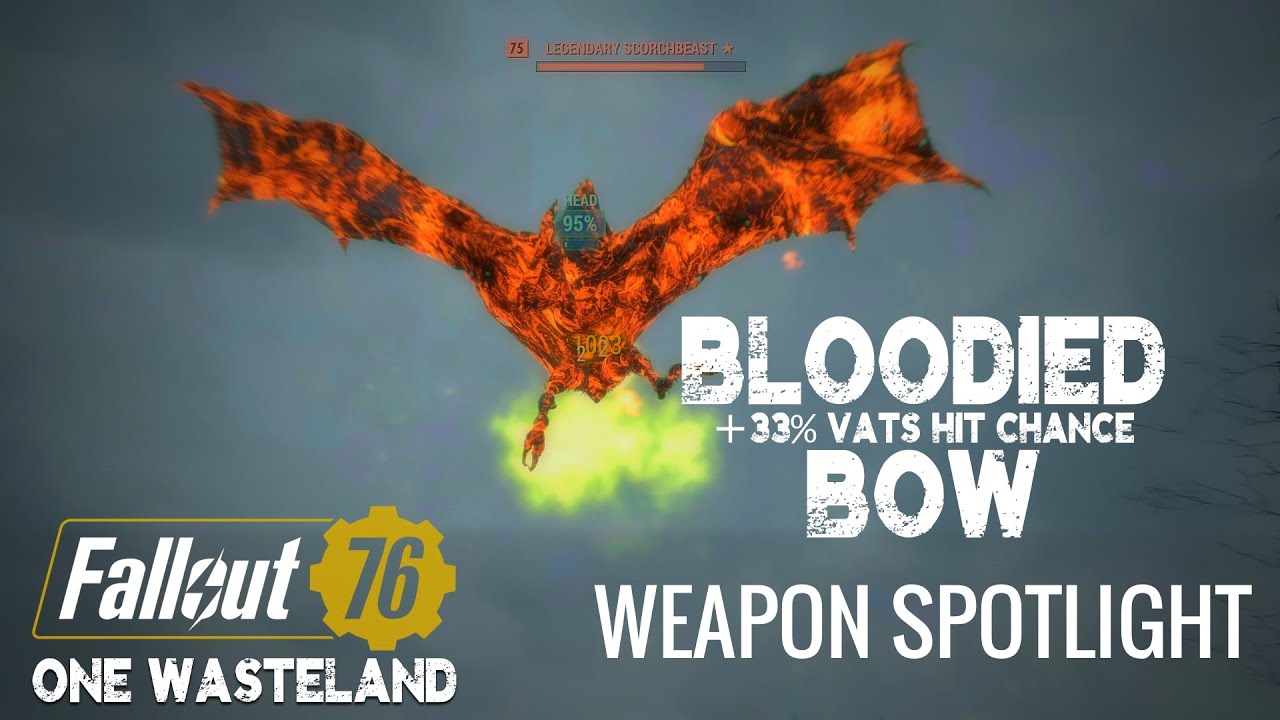 Bloodied Bow - Fallout 76 One Wasteland Weapon Spotlight