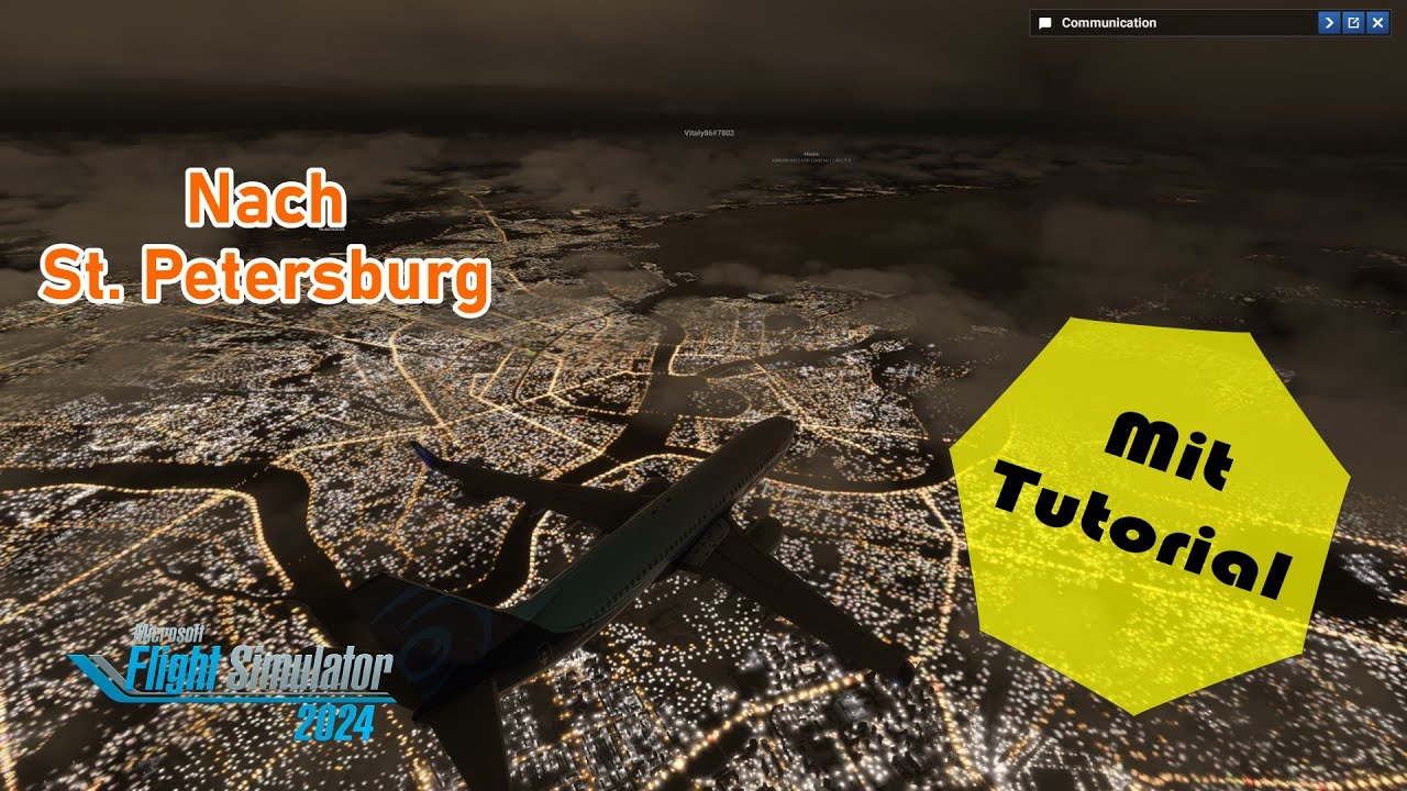 MSFS 2024 auf XBox S - Flug mit Tutorial real-ops Flugplanung