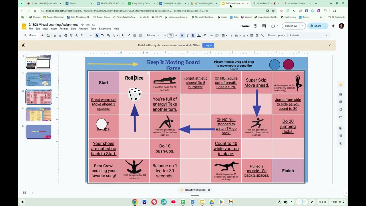 Virtual Learning Assignment Overview 🎲