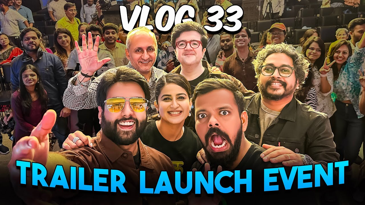 MY MARATHI MOVIE TRAILER LAUNCH EVENT 🥰 | VLOG 33