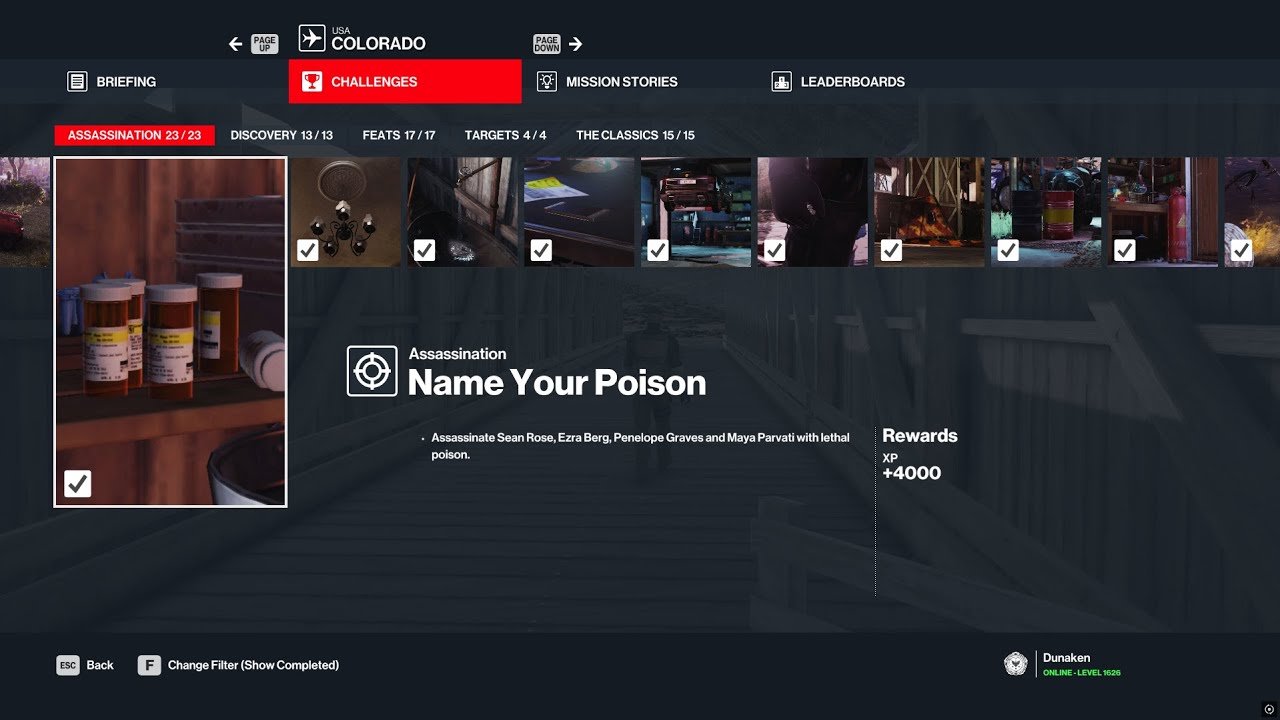 Name Your Poison - Freedom Fighters Silent Assassin Hitman 3