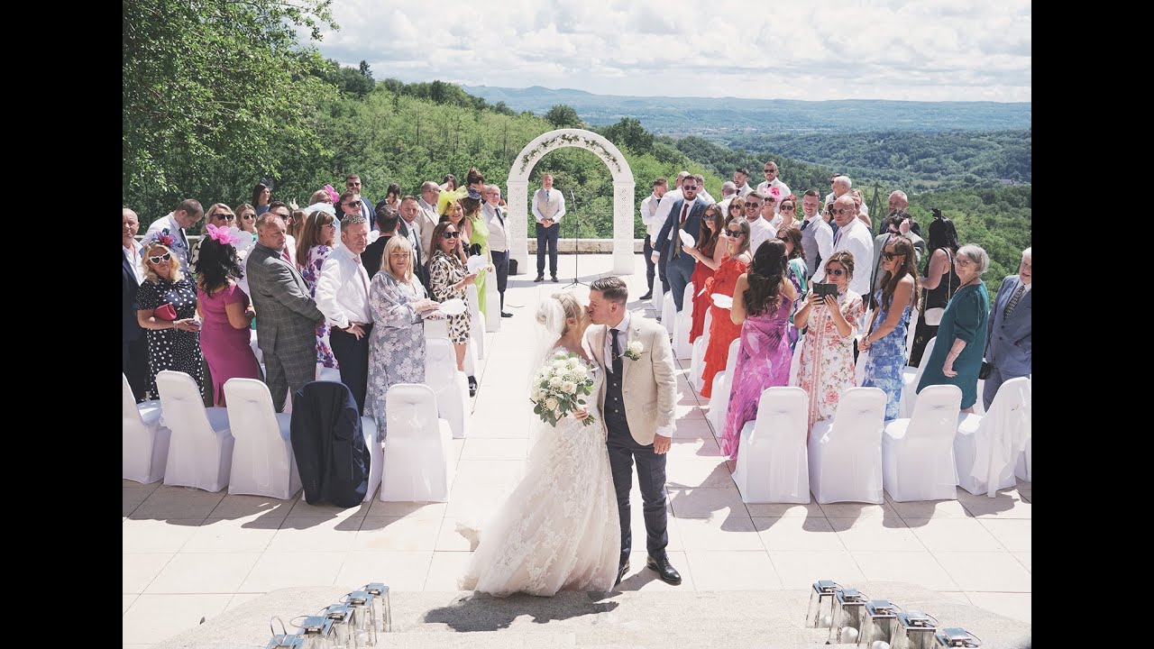 Chateau du Doux Dordogne wedding film of L & N II