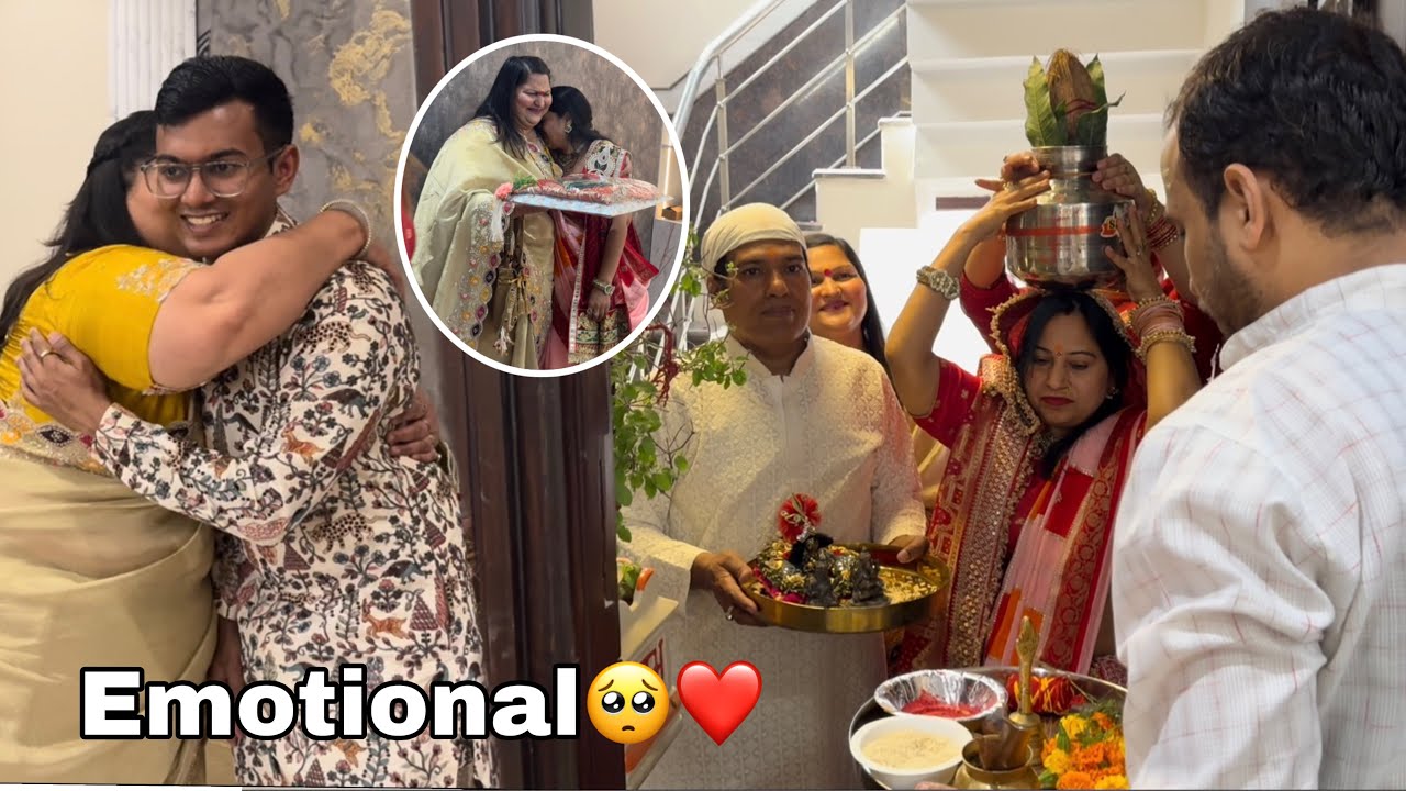 Meenu & Me Got Emotional … Ghreh Parwesh 🏠❤️