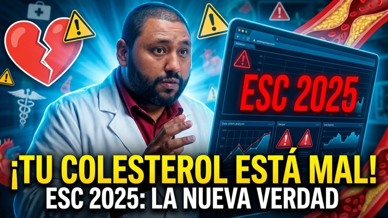 ¿Tu colesterol está 'bien'? La ESC 2025 dice que no