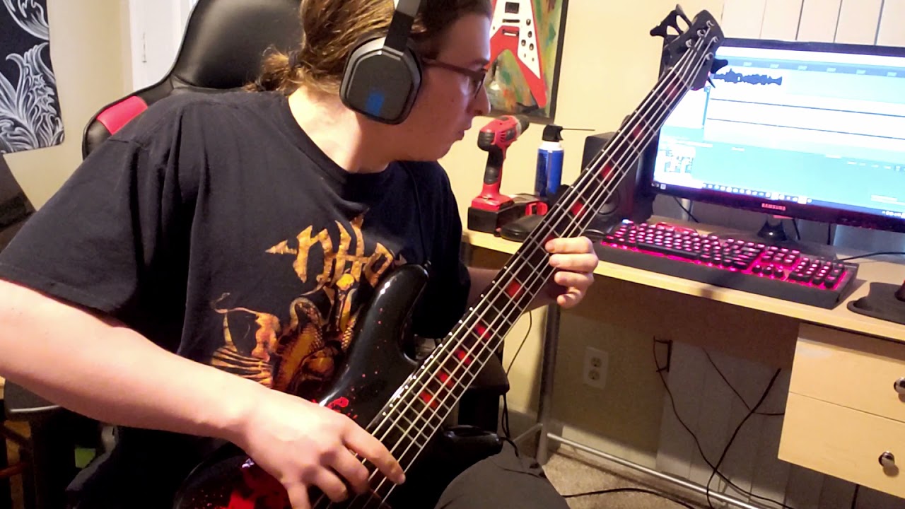 Cannibal Corpse Scourge of Iron Bass Cover