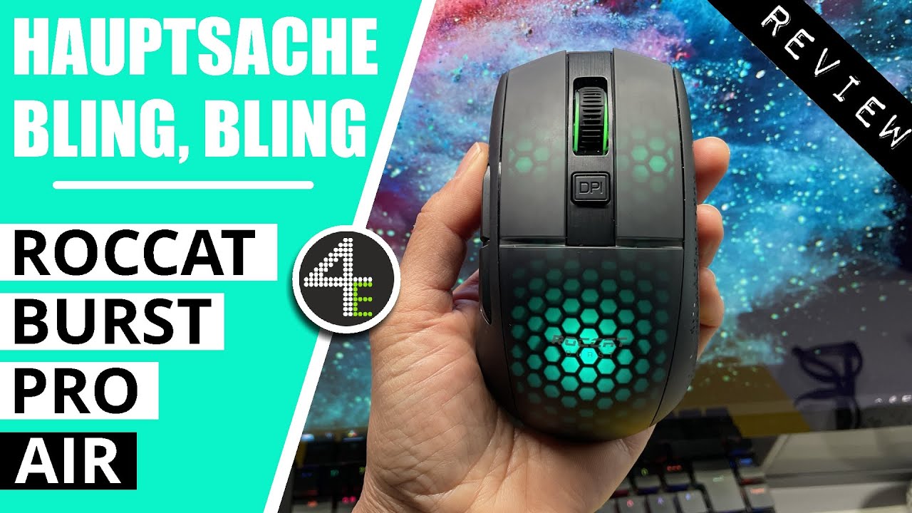 Roccat Burst pro Air Review | Lohnt sich das Upgrade auf wireless?