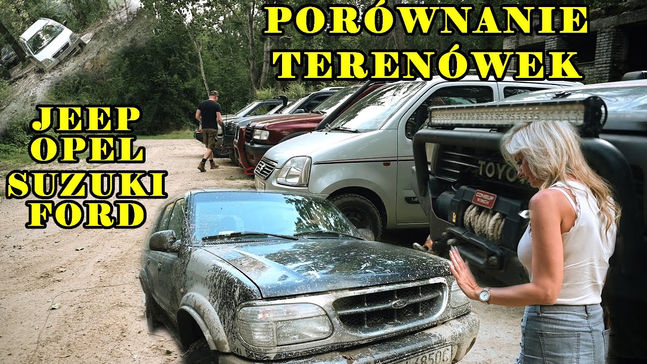JEEP SUZUKI FORD OPEL OFF ROAD / PORÓWNANIE TERENÓWEK  / TEST 4x4 | BEST 4x4 | #extrememedia