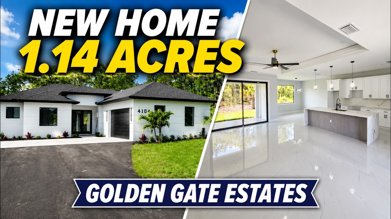 Naples FL New Construction on 1.14 Acres | Golden Gate Estates