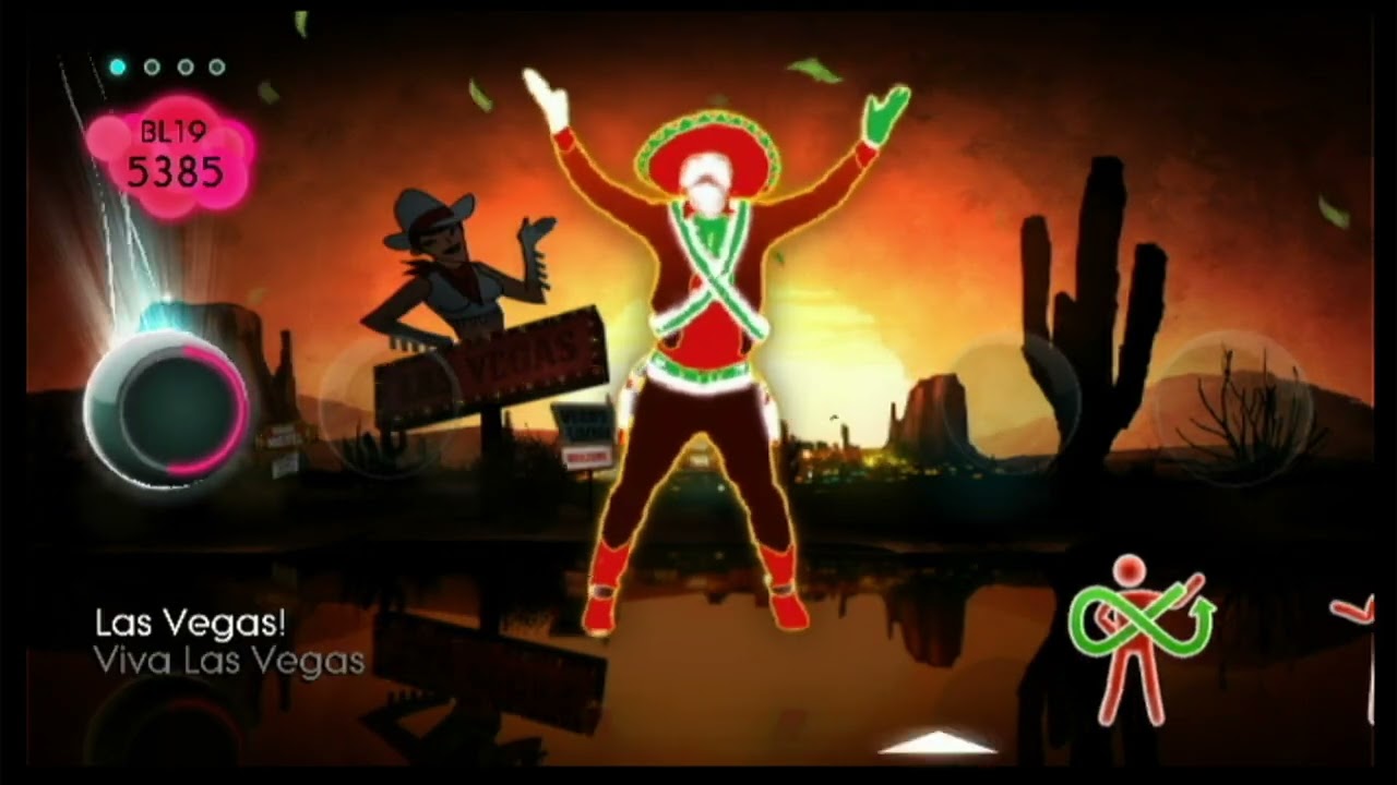 Just Dance 2 - Viva Las Vegas 5 stars 12k 90% ON FIRE (Nearly impossible)