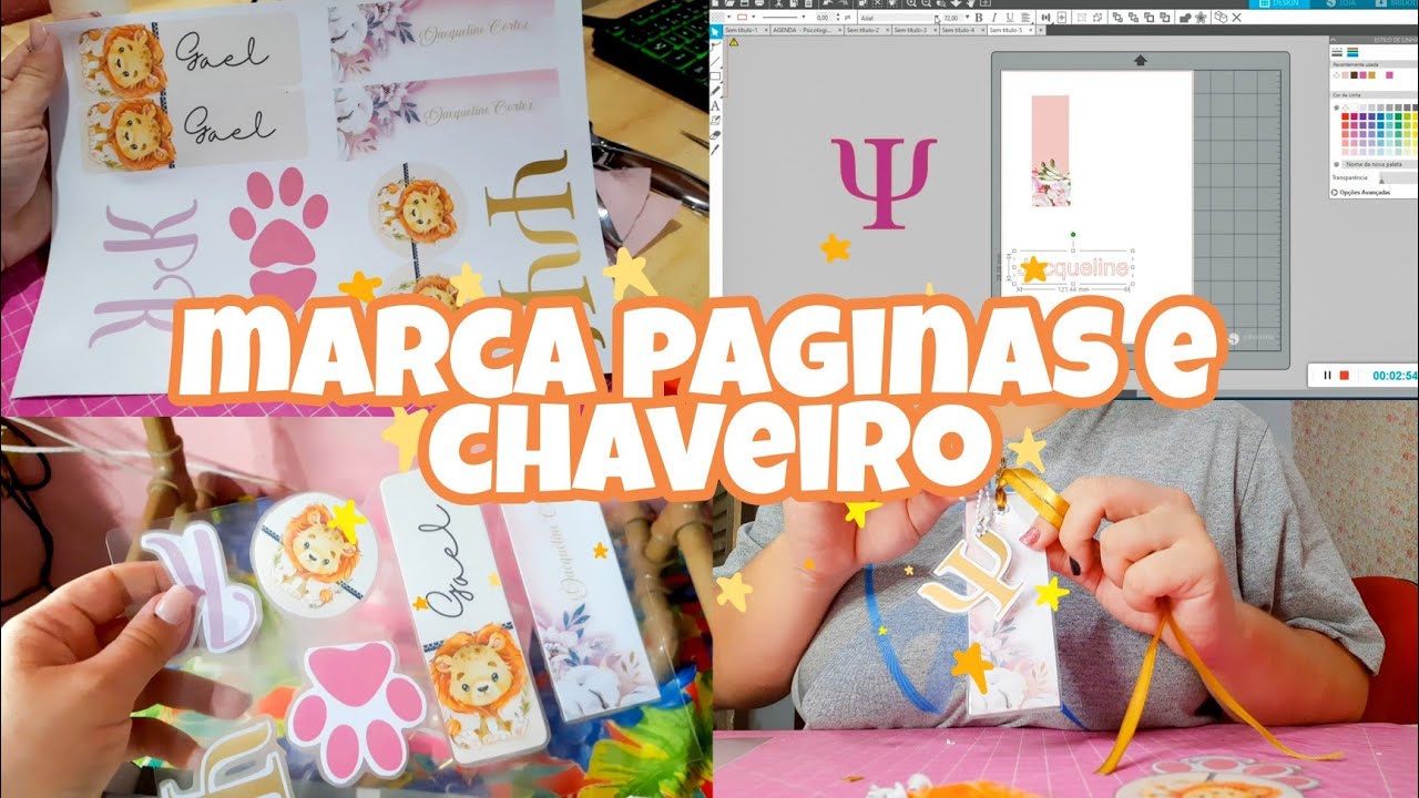 COMO FAÇO MARCA PAGINAS E CHAVEIRO PLASTIFICADOS PARA AS AGENDAS