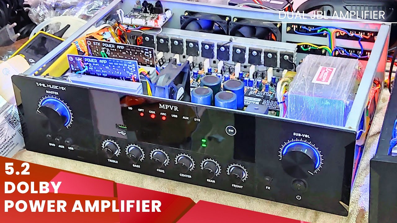 5.1 POWER AMPLIFIER WITH DOLBY DTS SUPPORTED AMP /