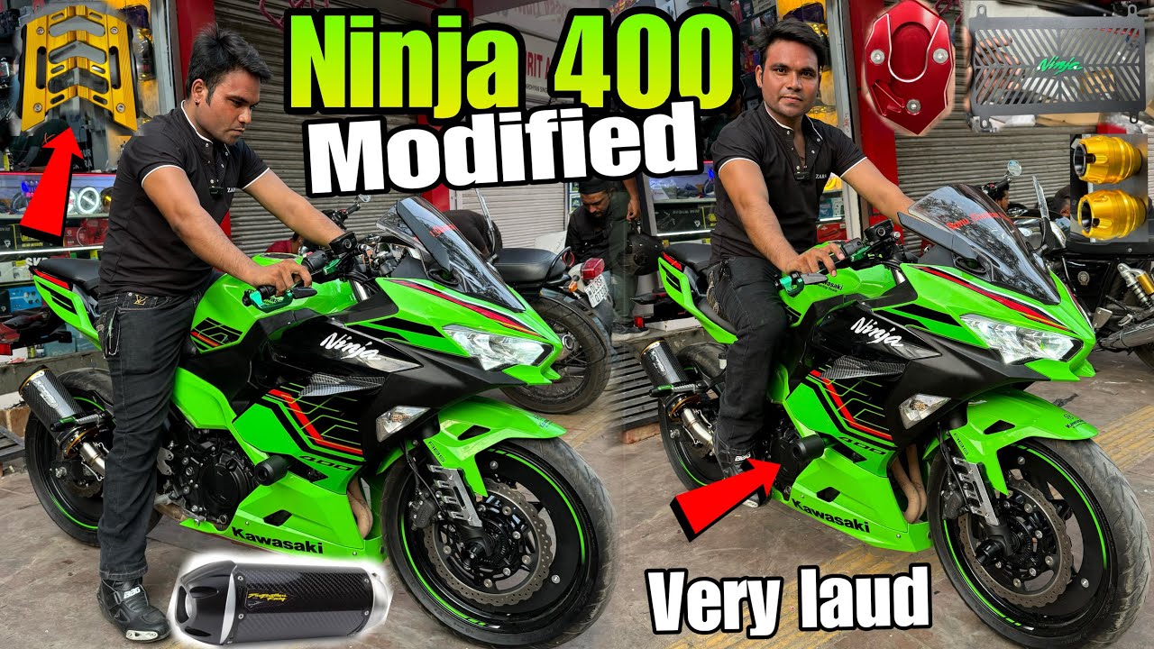kawasaki ninja 400 sound | ninja 400 modified | Ninja 400 Must Have Modification 🔥 #skdbikeworld