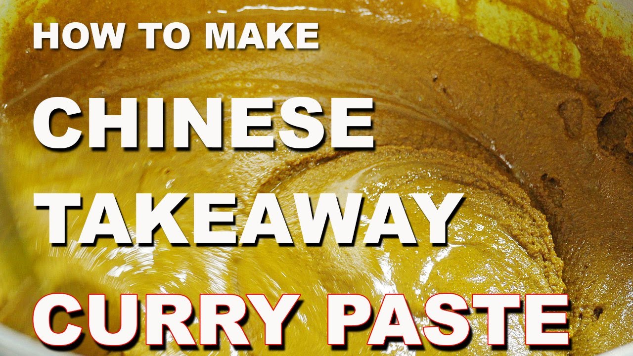 Chinese Curry Paste – Takeaway Curry Paste – How to make Chinese Takeaway Curry Paste