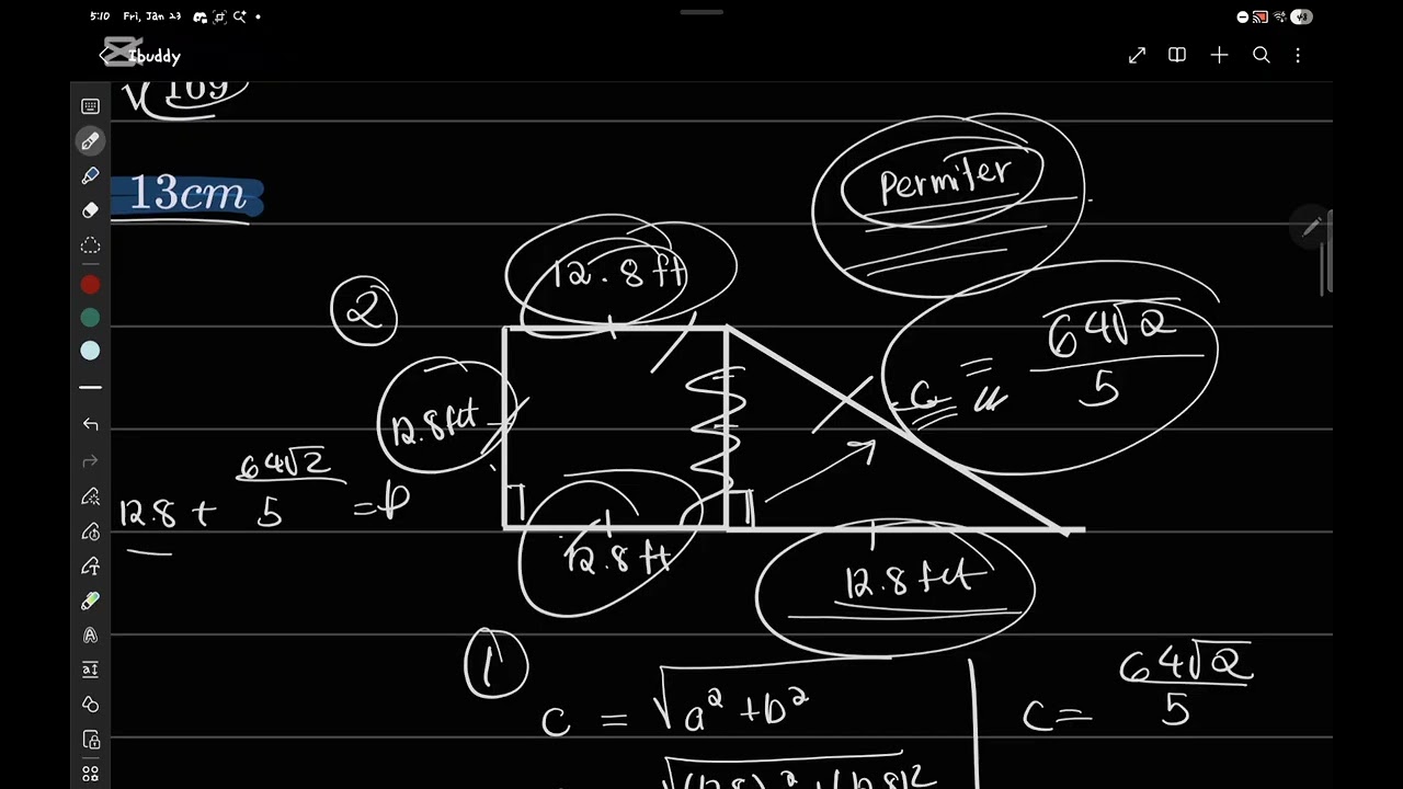 Grade 9 Math | Unit 7 - Lesson 1 - Pythagorean Theorem