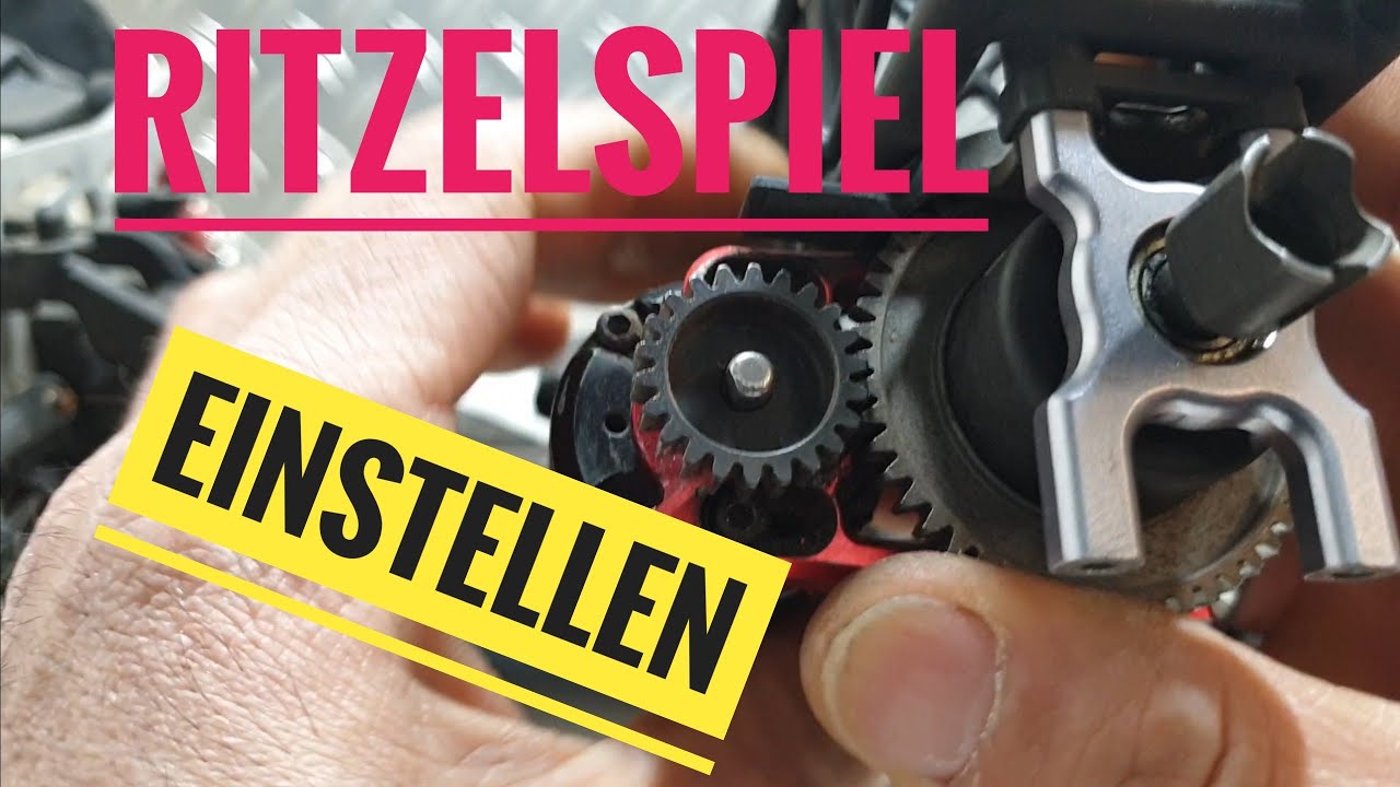 RC Car Ritzelspiel Richtig Einstellen