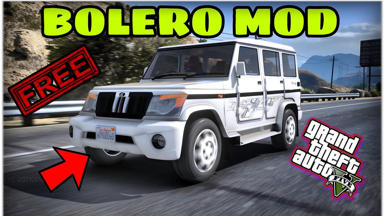 Gta 5 Bolero mod Free || Free Bolero Mod in Gta 5 || Hindi #menyoo #gta5 #Bolero