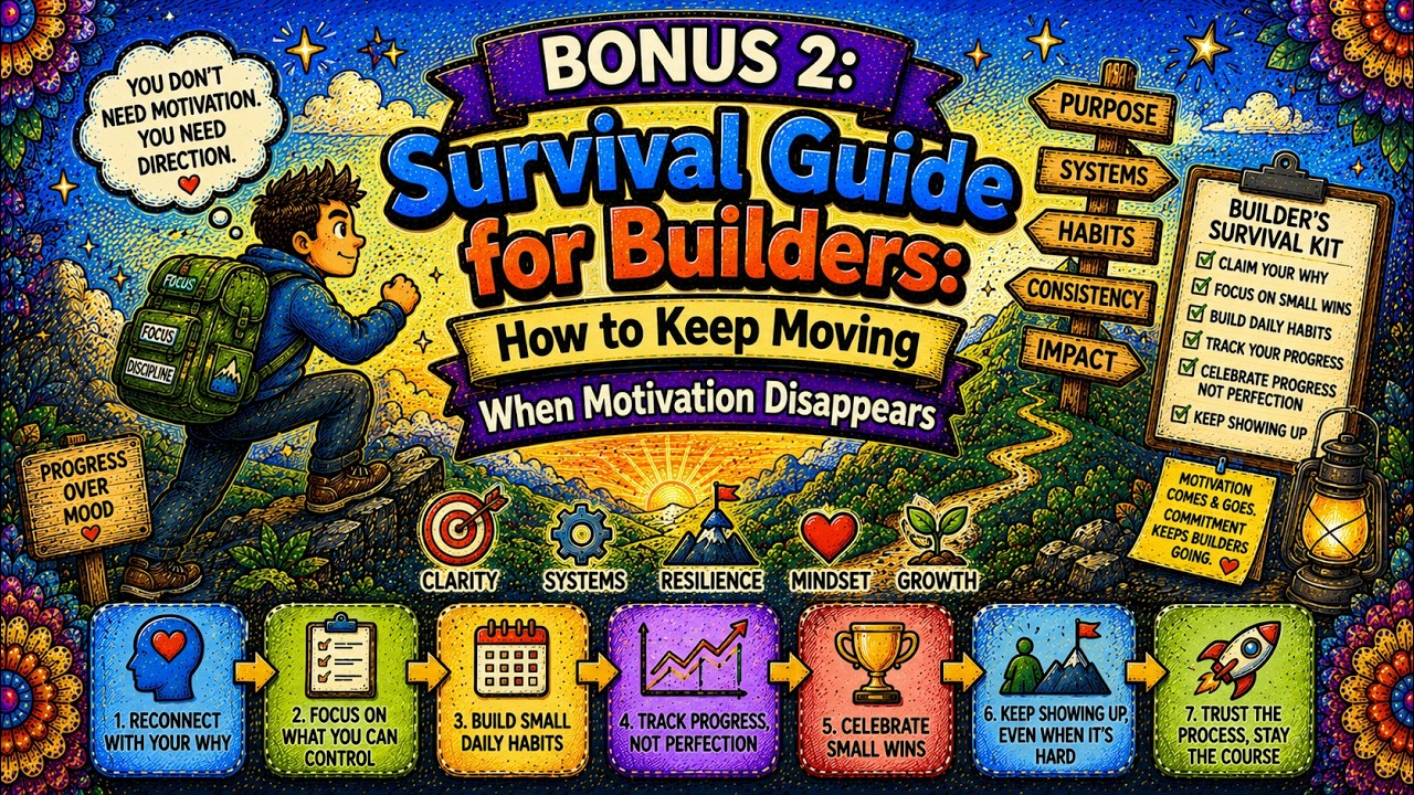 Bonus 2: Survival Guide for Builders: How to Keep Moving When Motivation Disappears