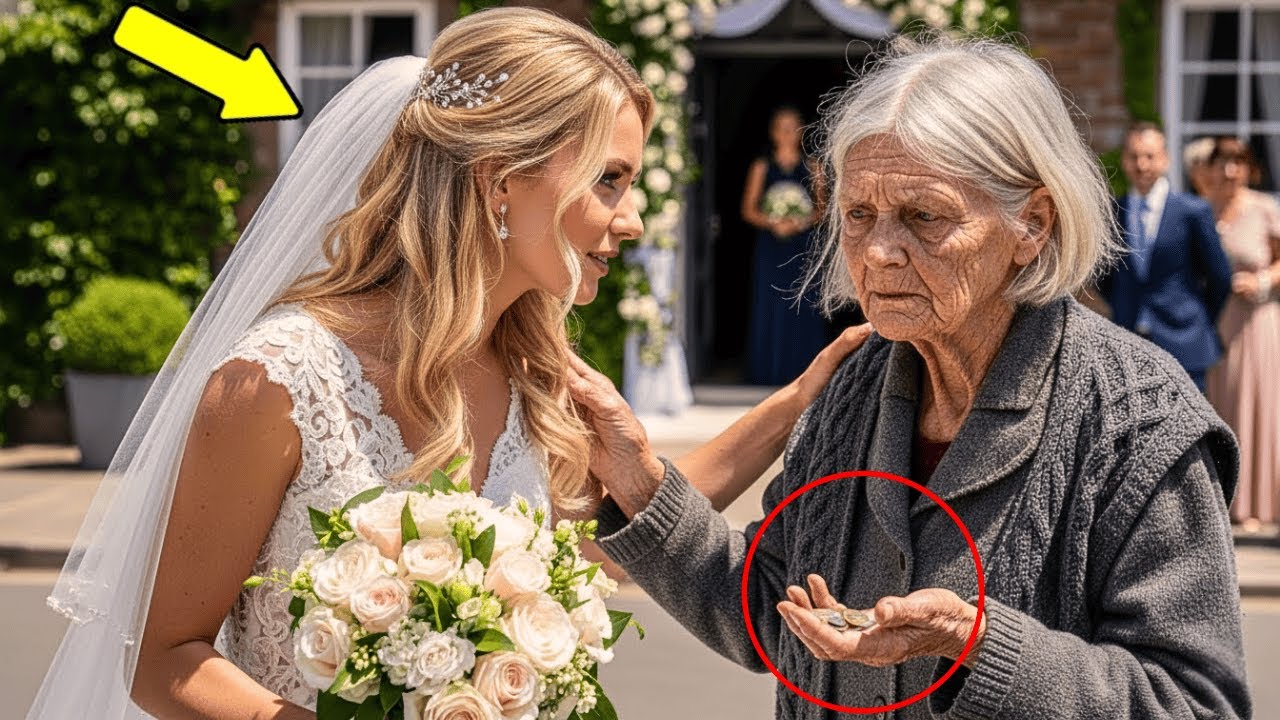Ich gab der alten Frau täglich Münzen. Am Hochzeitstag hielt sie mich auf und sagte: …“