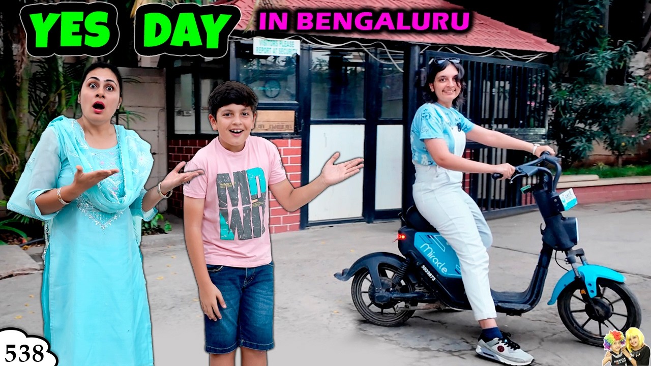 TRIP to Bengaluru | Ep 538 | YES DAY Family Travel Vlog | Funny activities | Aayu and Pihu Show