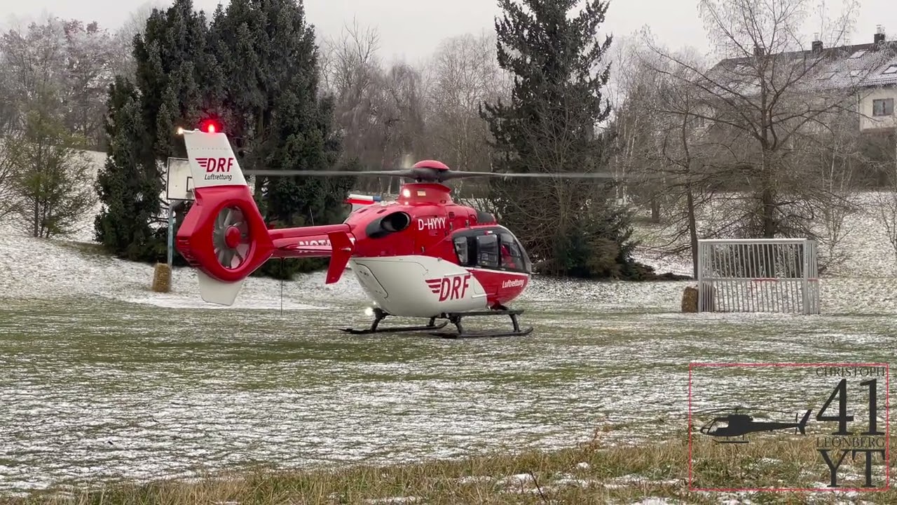 🚒🚁🚨[Christoph41 startet bei schlechtem Wetter in Darmsheim]🚨🚁🚒 @DRFLuftrettungTV @SMT ​⁠