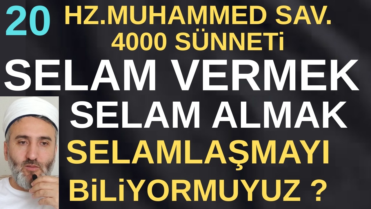 SELAMLA İLGİLİ HİÇ DUYMADIKLARINIZ.KİMLERE SELAM VERİLMEZ ? ESSELAMU ALEYKÜM. #haberler  #ramazan