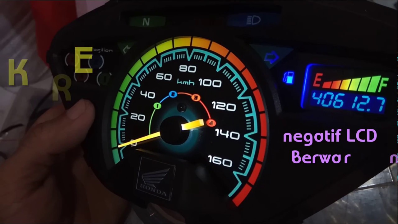Repair LCD and Modification Speedometer Wave X 125 / Supra X 125