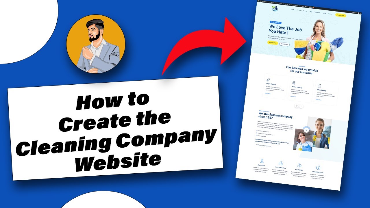 How to make Cleaning Company website in WordPress Step by Step - Elementor wordpress tutorial