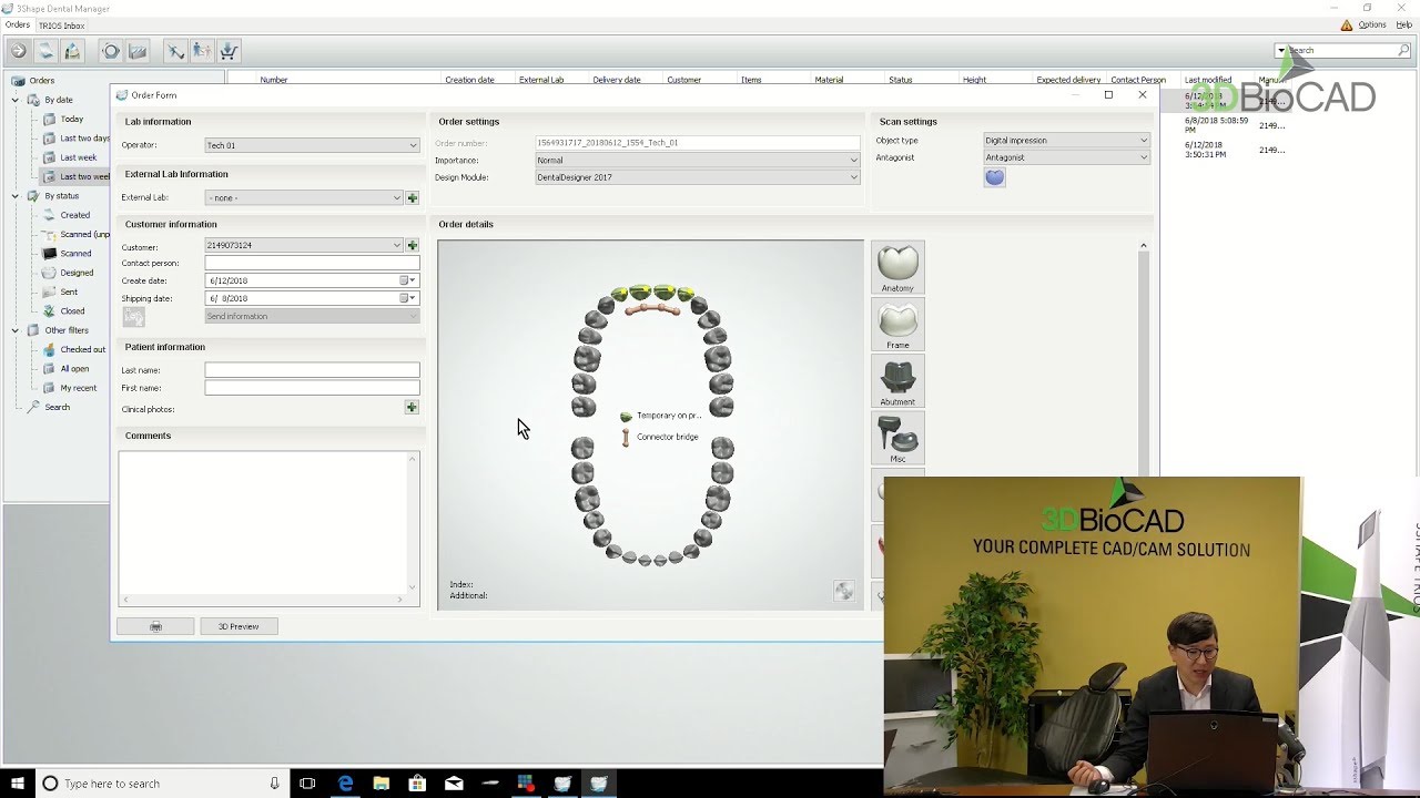 3DBioCAD - Digital Smile Design Pt.2 Model Builder for Mock-up