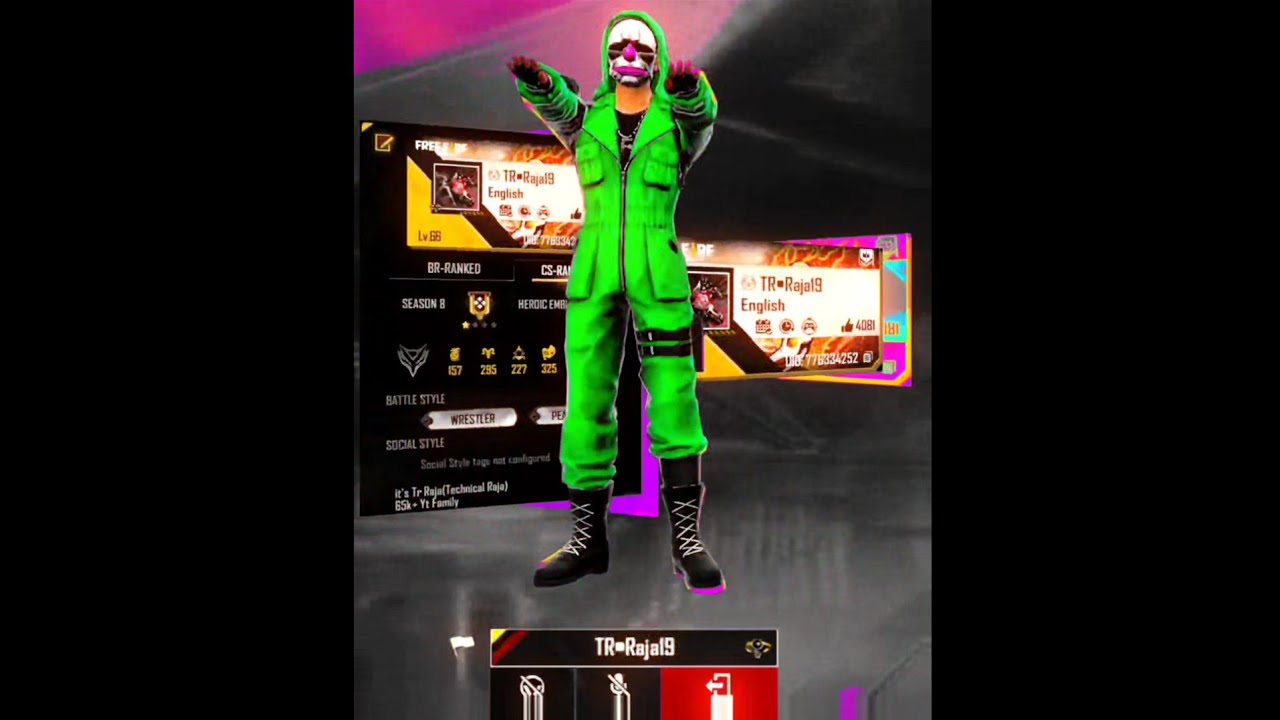 P R O F I L E   E D I T 🖤⚡ || Free Fire Profile Edit🤘 || By Technical Raja