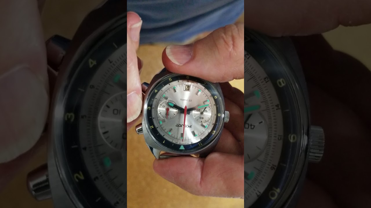 Vintage Poljot Sturmanskie Chronograph Caliber 3133 unboxing and review & setting the date