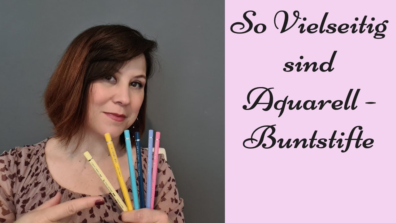 5,5 Dinge die du mit Aquarellbuntstiften machen kannst #aquarell