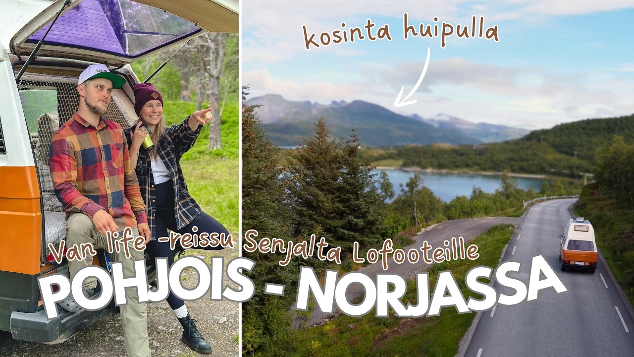 Kestääkö 88-vuoden Wolkkari Pohjois-Norjan vuoristossa? ⛰🇳🇴🚐💨 VAN LIFE reissu Senjalta Lofooteille