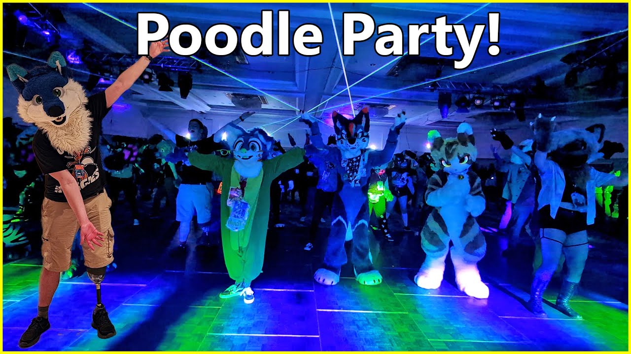 Dancing with a PROSTHETIC LEG?! - Poodle Party at ConFuzzled 2024! (FULL 4K Recording)