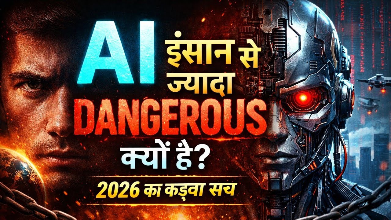 AI इंसान से ज़्यादा dangerous क्यों है? | 2026 का कड़वा लेकिन सच्चा सच 