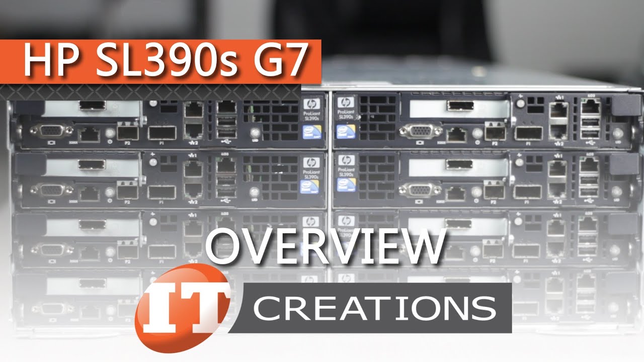 HP SL390s G7 1U Server and the S6500 Scalable System Chassis Overview ( IT Creations, Inc )