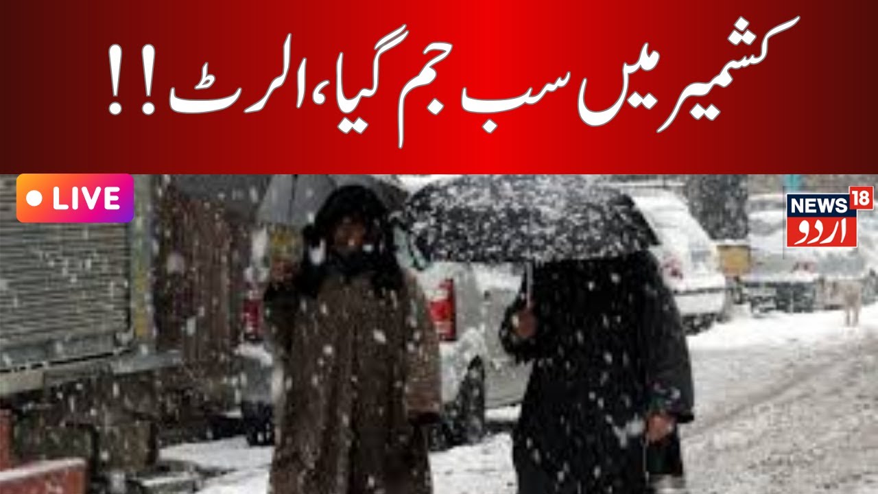 Jammu & Kashmir Snowfall LIVE: Heavy Snow from Shimla to Srinagar | Relief & Chaos | Snowfall LIVE