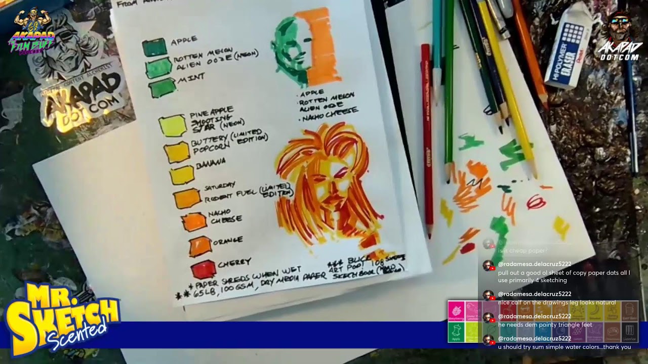 HAVING FUN wth MR. SKETCH Scented Markers
