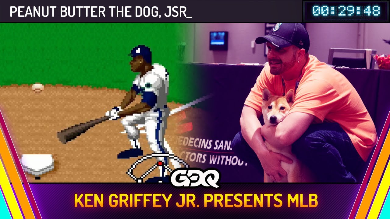Ken Griffey Jr. Presents MLB by Peanut Butter the Dog & JSR_ in 29:48 - Summer Games Done Quick 2024