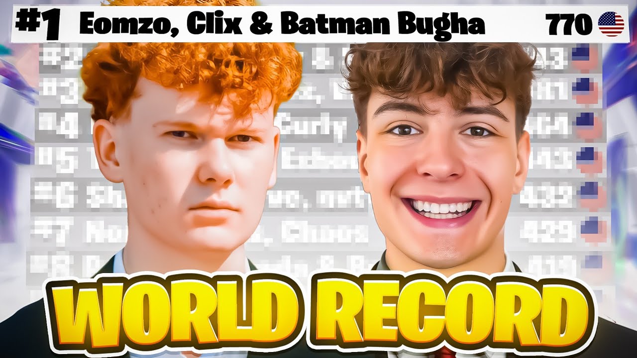 1ST FNCS FINALS PLAY INS (WORLD RECORD) 🏆 w/  Clix | Eomzo