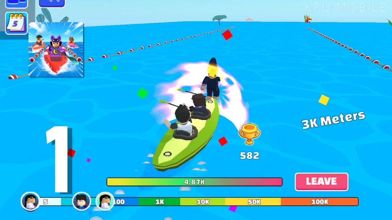 Kayak Master: Racing Blox - Gameplay Walkthrough Part 1 (Android, IOS)
